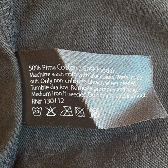 Peace Love World I Am Love Black Graphic Long Sleeve Top. - Picture 8 of 8